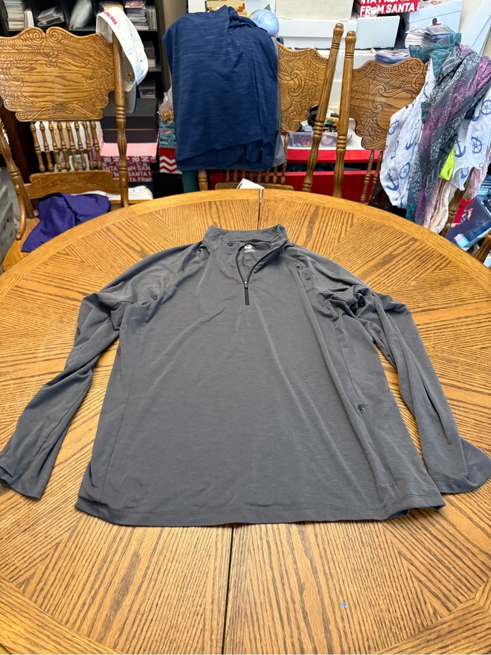 REI Men's Lightweight Quarter-Zip Pullover - Gray